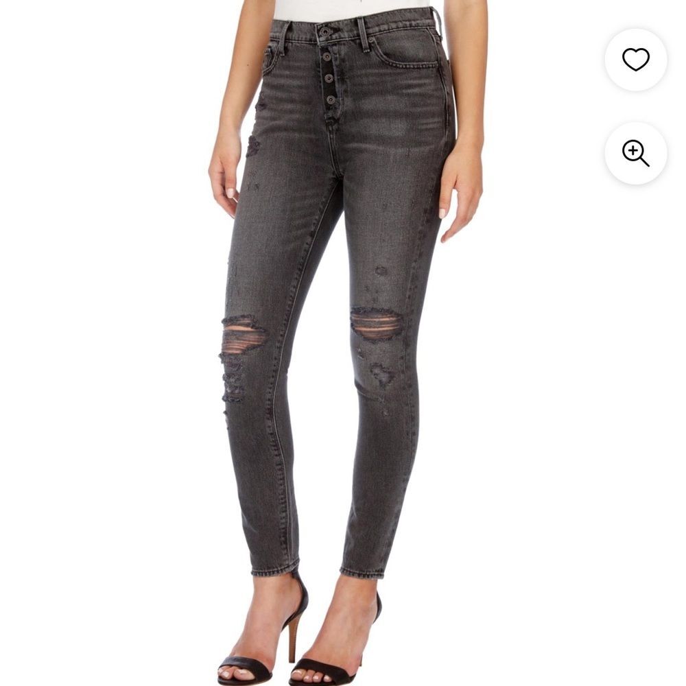 Lucky Brand Womens Size 29 Bridgette Skinny Fit Jeans Black